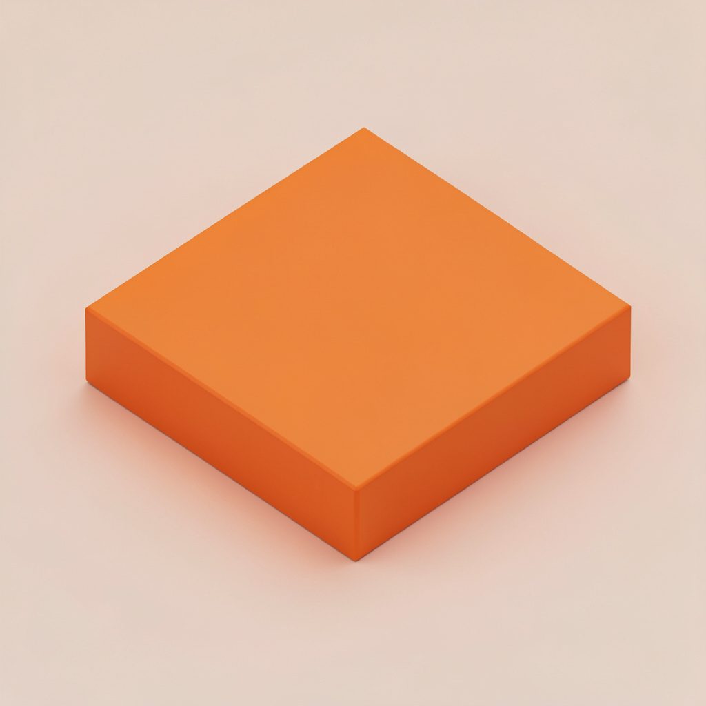 Isometric 3D render of glowing devices, abstract data nodes, and layered network lines in soft peach, coral, and burnt orange tones, conveying a warm digital mood.
